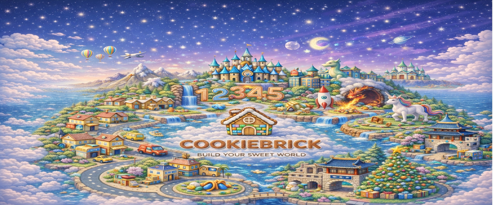 쿠키월드 메인 배경